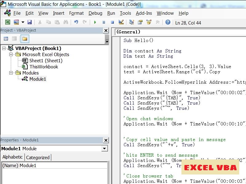Excel VBA
